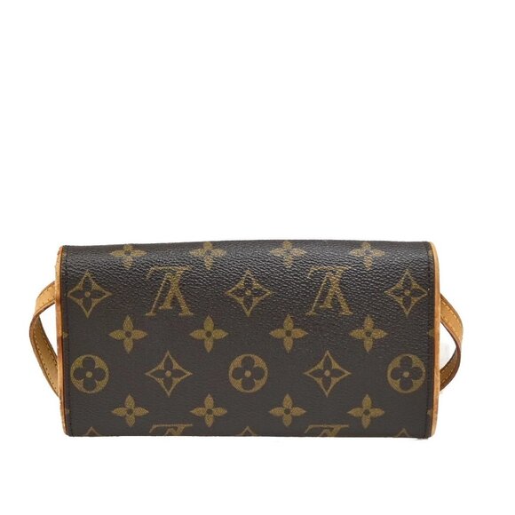 LOUIS VUITTON Pochette Twin PM 2Way Shoulder Clutch Bag Monogram M51854 33EF207 - Picture 3 of 16